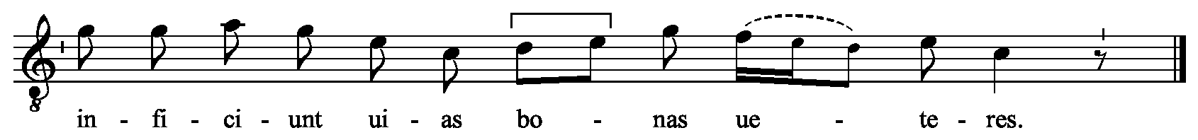 Refrain musical notation
